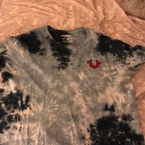 BLUE TRUE RELIGION T-SHIRT